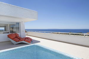 Ibiza Luxus Appartement Can Talamanca 6 - Appartement mit privatem Pool, Klimaanlagen und Internet bis 4 Personen